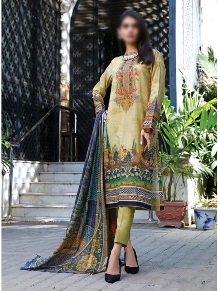 FIRDOUS UNSTITCHED CAMBRIC COLLECTION D-08