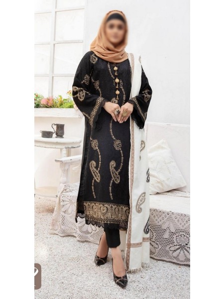 Gul-E-Zar Embroidered Wool Collection D-02