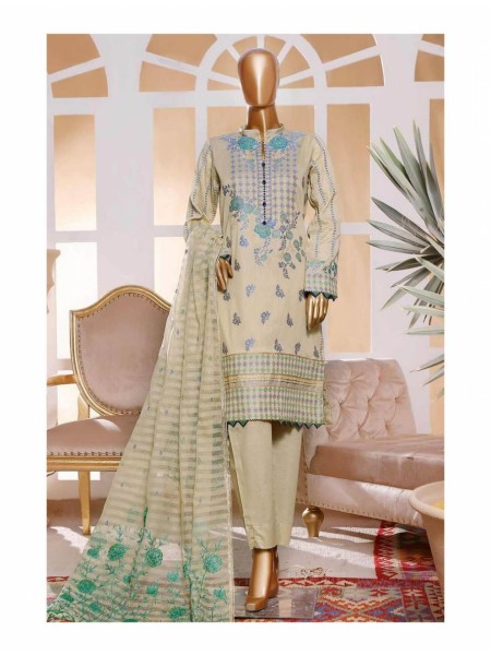 HZ TEXTILE Dynasty Jacquard Embroidered Fancy Dupatta Collection D-DJE -05