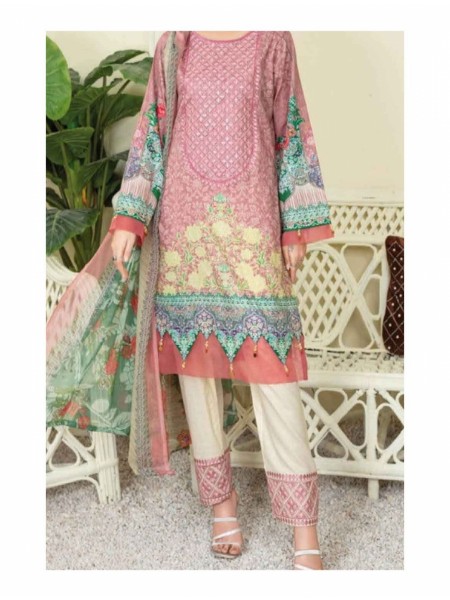 Izah Print and Embroidered Lawn Collection Vol 3 NA 1552 B