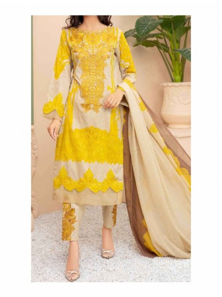 Izah Print and Embroidered Lawn Collection Vol 3 NA 1606 B