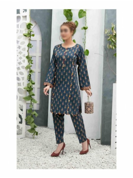Tawakkal Lucia Lawn Digital Print 2 Piece Embroidered Collection D 7297