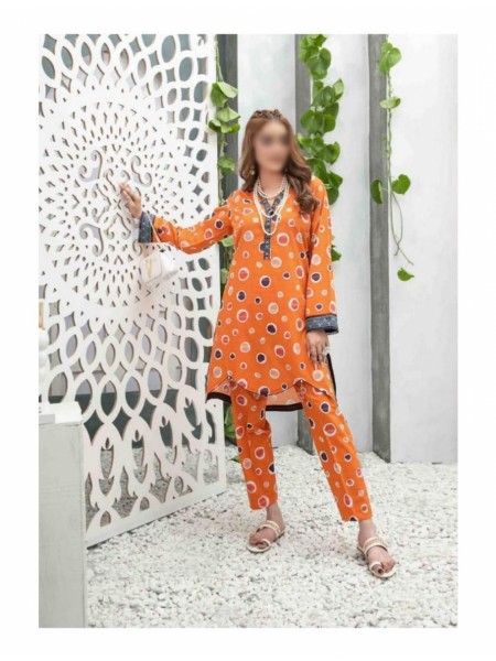 Tawakkal Lucia Lawn Digital Print 2 Piece Embroidered Collection D 7308
