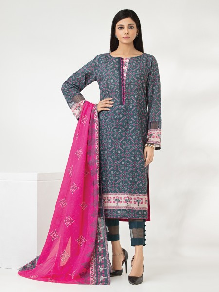 Ace Meerak Collection A-WU3PS22-158 Printed Lawn