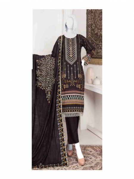 Amna Khadija Shahtaj Printed and Embroidered Linen Collection SE 05