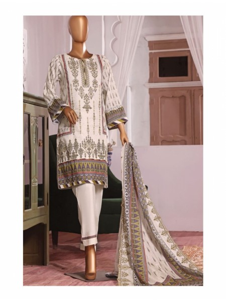 Riwayat Premium Embroidered Lawn Collection Vol 08 R 22041