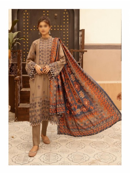 Pearl Embroidered Wool Marina Collection By Riaz Arts Design 09