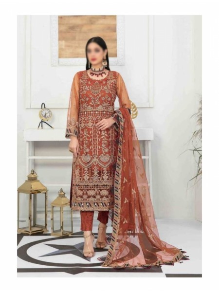 Tawakkal NESHAMA Fancy Semi Stitched Embroidered Collection 2022 D 7700