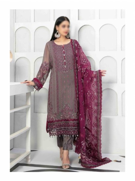 Tawakkal NESHAMA Fancy Semi Stitched Embroidered Collection 2022 D 7701