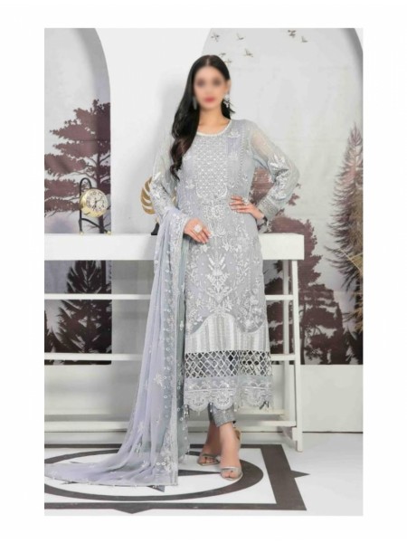 Tawakkal NESHAMA Fancy Semi Stitched Embroidered Collection 2022 D 7702