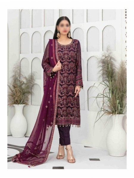 Tawakkal NESHAMA Fancy Semi Stitched Embroidered Collection 2022 D 7706