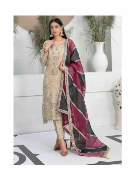 Tawakkal NESHAMA Fancy Semi Stitched Embroidered Collection 2022 D 7707