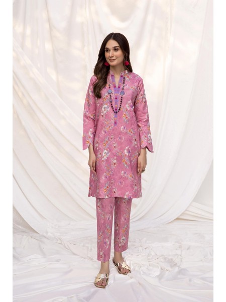Blumm by Esra Stitched 2 Piece Printed Cambric Chp-02 Collection 2022-B-06-Pink