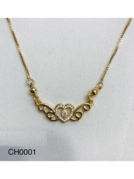 CHAINS CH-0001 BUTTERFLY HEART