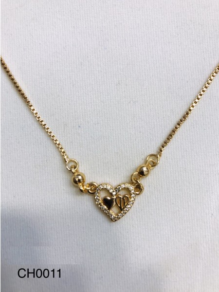 CHAINS CH-0011 HEART IN HEART