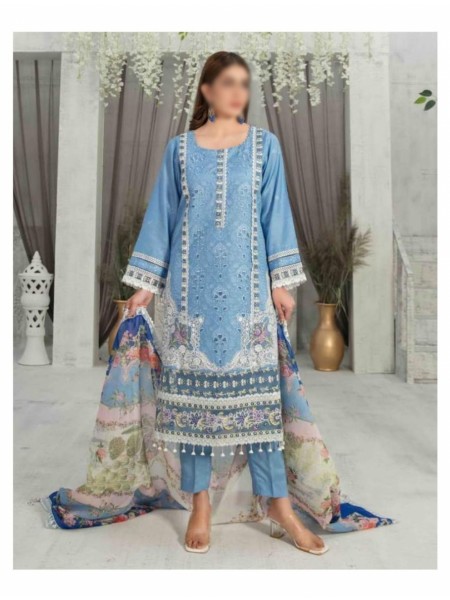 ESIN Laserkari Embroidered Viscose with Fancy Dupatta Collection 2022 By Tawakkal Fabrics D 7482