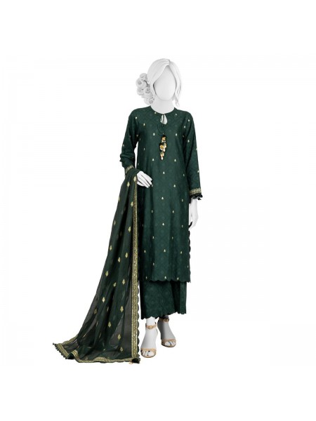 Junaid Jamshed 3 Piece Jacquard Women Unstitched Suit Winter Collection '22 365785597_PK-1818256840