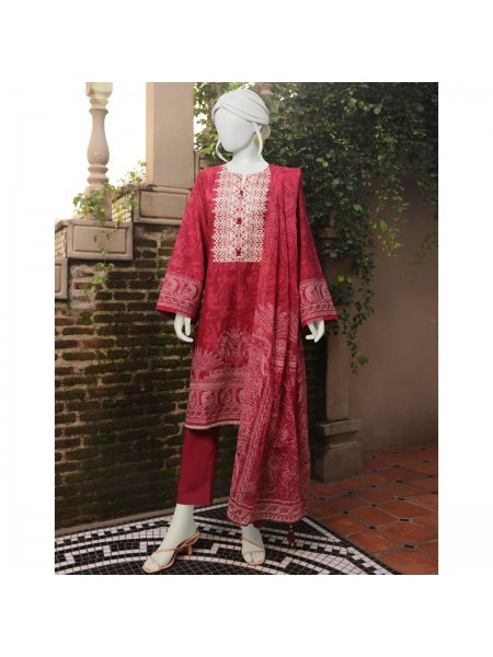 Junaid Jamshed 3 Piece Khaddar Women Unstitched Suit Winter Collection 22 365787189_PK-1818256675