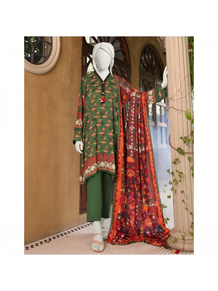 Junaid Jamshed 3 Piece Viscose Women Unstitched Suit Winter Collection '22 365790144_PK-1818258475