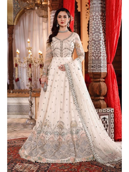 Maria B Mbroidered Unstitched 3 Piece Wedding Collection2022-BD-2502