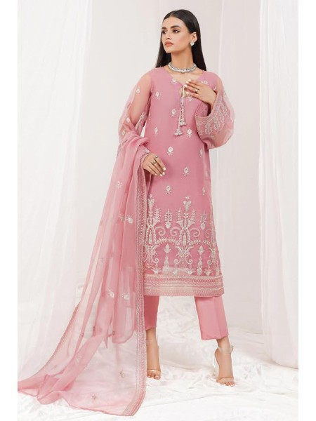 Mersin by Esra Stitched 2 Piece Festive Organza Collection 2022-ME-01-Pink