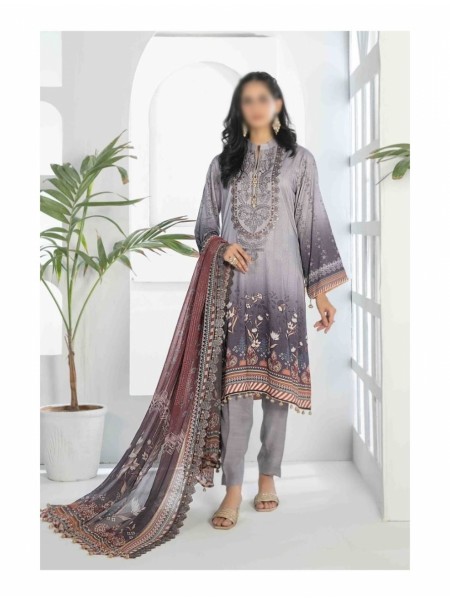 NAMAH Embroidered Digital Printed Staple Collection 2022 By Tawakkal Fabrics D 8007