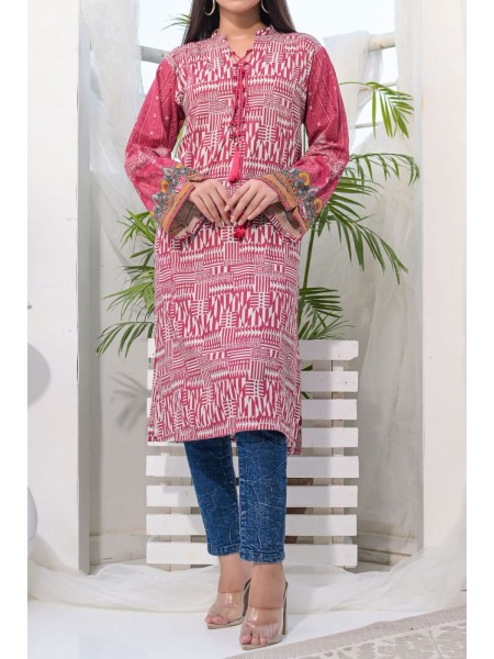 Rafia Khas Stitched Digital Print Khaddar Shirt Collection2022-DPKHK-29