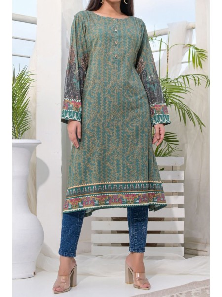 Rafia Khas Stitched Digital Print Khaddar Shirt Collection2022-DPKHK-30
