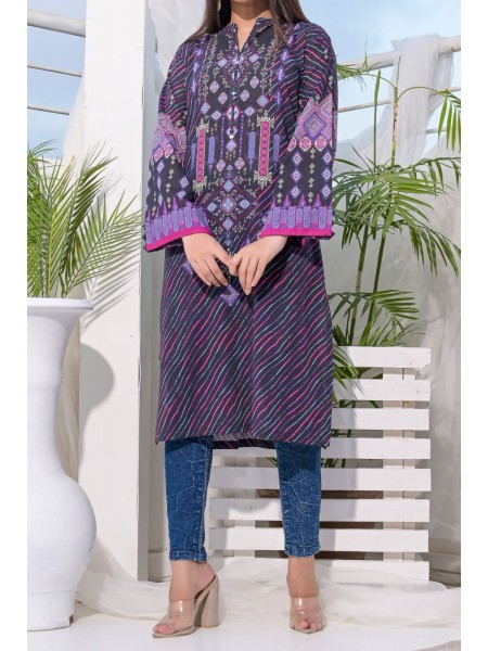 Rafia Khas Stitched Digital Print Khaddar Shirt Collection2022-DPKHK-32
