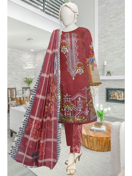 Arzoo by Javed Arts Unstitched 3 Piece Digital Printed Viscose Collection 2022-D-03