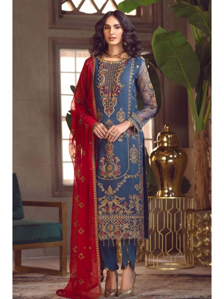 Le Festa by Emaan Adeel Unstitched 3 Piece Festive Formal Vol-07 Collection 2023-LF-703