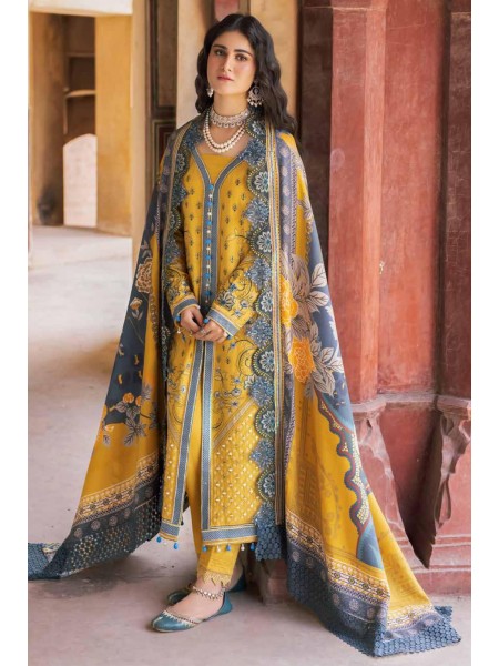 Maya by Nureh Unstitched 3 Piece Embroidered Khaddar Collection 2022-NW-66