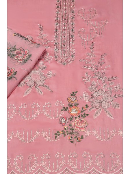 Millat Arts by Shomi Unstitched 3 Piece Emb Viscose Vol-03 Collection 2023-D-1812-Pink