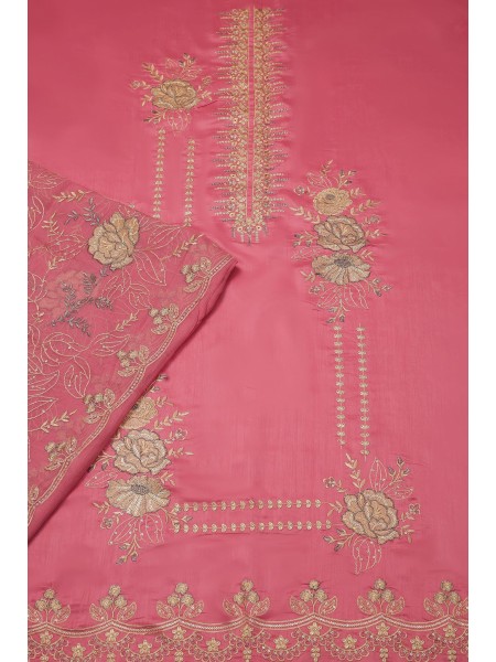 Millat Arts by Shomi Unstitched 3 Piece Emb Viscose Vol-03 Collection 2023-D-1862-Pink