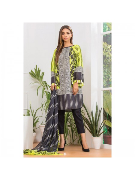 Orient Unstitched 2 Piece Printed Cambric Shirt and Lawn Dupatta 376749907_PK-1862836859