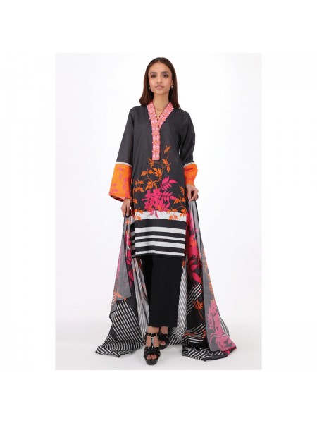 Orient Unstitched 2 Piece Printed Cambric Shirt and Lawn Dupatta 376753207_PK-1862837531