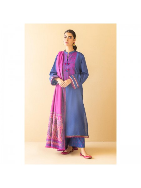 Orient Unstitched 3 Piece Embroidered Karandi Shirt Karandi Pant and JACQUARD Dupatta 376756728_PK-1862851637