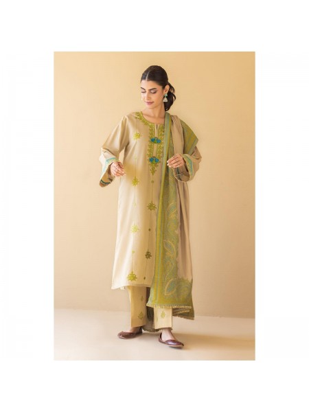 Orient Unstitched 3 Piece Embroidered Karandi Shirt Karandi Pant and JACQUARD Dupatta 376757746_PK-1862847906