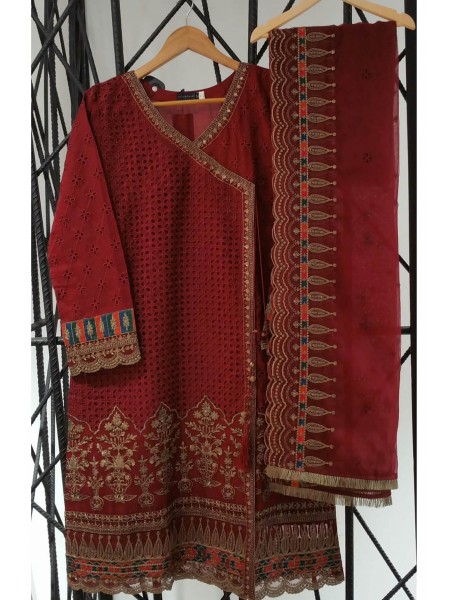 Sada Bahar Stitched 2 Piece Festive Formal Collection'2022-B-08-Maroon