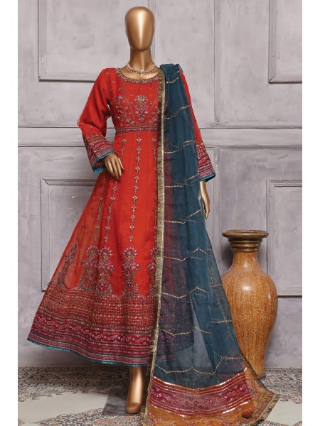 Sada Bahar Stitched 2 Piece Festive Formal Collection2022-HP-17-Rust