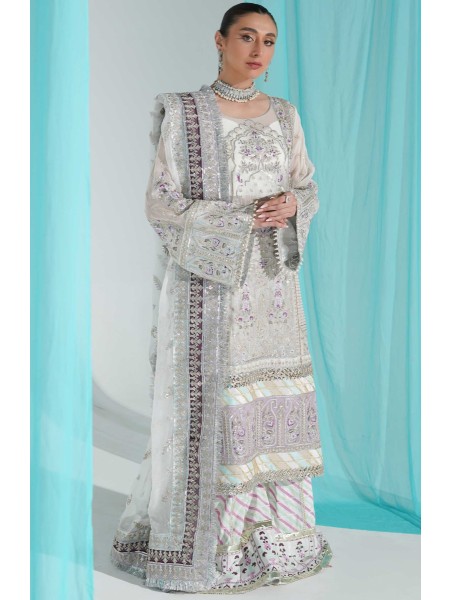 Sang e Paras Freesia by Maryum N Maria Unstitched 3 Piece Wedding Collection'2023-FFD-0097