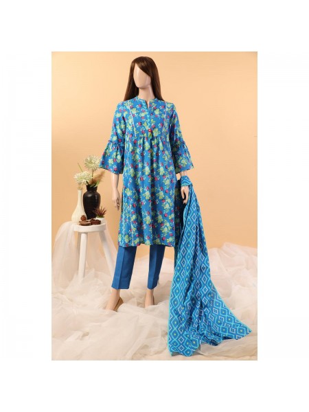 Saya Winter Printed Khaddar 3 Piece suit for Women 362993601_PK1813615536