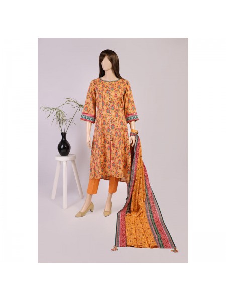 Saya Winter Printed Khaddar 3 Piece suit for Women 362993602_PK1813615538