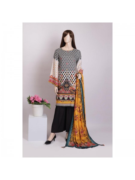 Saya Winter Printed Linen 3 Piece suit for Women 362993521_PK1813615496