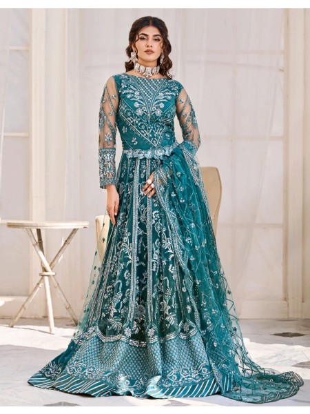 Eshaal by Emaan Adeel Unstitched 3 Piece Emb Organza Collection'2023-ESH-06