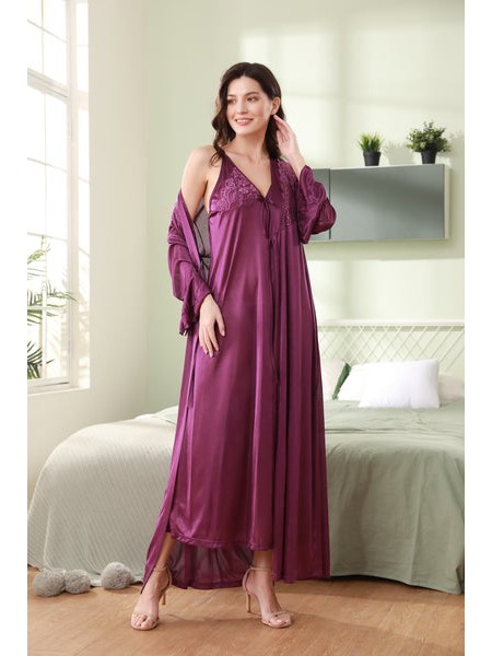Flourish Women Sleep Wear FL-2339-Gown Set