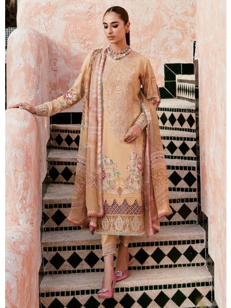 Gulaal Unstitched 3 Piece Embroidered Lawn Vol-01 Collection'2023-08-Ruhab