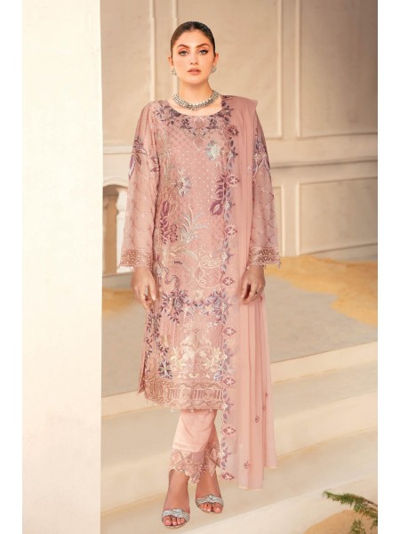 Nayab by Ramsha Unstitched Embroidered Chiffon Vol.01 Collection N-104