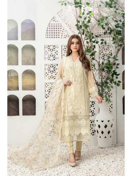 Raahi by Tawakkal Unstitched Embroidered Chiffon Collection D-8217
