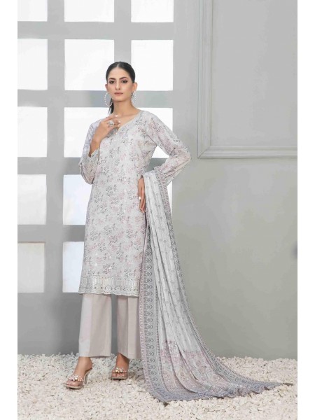 Rusail by Tawakkal Unstitched 3 Piece Schiffli Lawn Collection'2023-R-8597